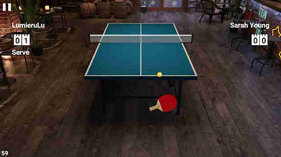 game Virtual Table Tennis